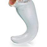 Transparent Anal Plug For Male Female,Anal Toy With Strong Suction Cup G-Spot Stimulate Sex Toy With Powerful Suction Cup For Beginner Advanced (S)