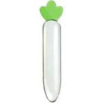 Glass Sex Toy,Crystal Butt Plug Vegetable And Fruit Shape Crystal Dildo Glass Pleasure Wand Butt Plug Clear Dildo G Spot Sex Toy For Beginners And Advanced Players(19Cm)