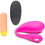 Jive 2 Pink Remote Control Wearable Egg Vibrator & Romp Riot Powerful Massage Bullet Vibrator - Couples Sex Toys Bundle