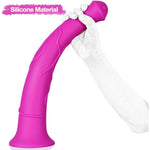 Super Big Size Horse Dildo 16.2Inch Long Silicone Material Strong Suction Cup Big Cock Adlut Sex Toys No Any Smell(Purple)