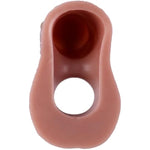 Reusable Male Extender Condom Penis Sleeve Hollow Dildo, 6.18" Soft Silicone Penis Enlargement Extension Sheath With Cock Ring,Men Enlargement Penis Pump Chains Stimulation,Adult Couples Sex Toy