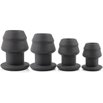 Hollow Silicone Anal Dilator Peep Threaded Anal Plug Masturbation For Couple Pleasure(L)