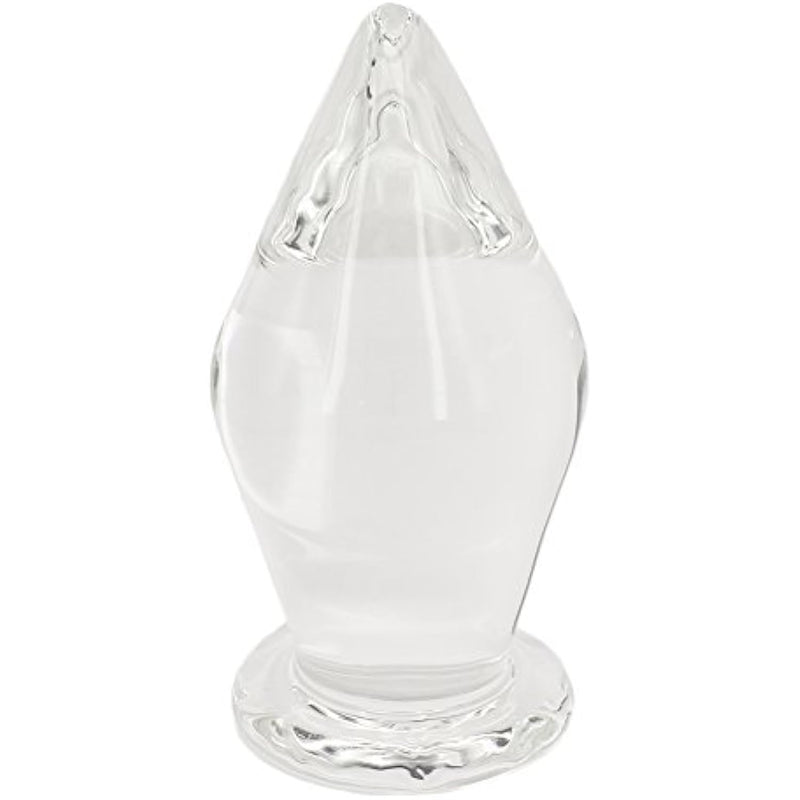 Huge Anal Butt Plug Glass Egg, Elite Pleasure Wand Anal Sex Toy Trainer 34 Oz