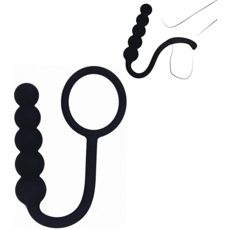 Anal Beads Penis Ring Prostate Massager Adult Sex Toys For Men, Anal Plug Anal Trainer Couples Male Sex Toy, Silicone Buttplug Cockring Prostate Toy For G Spot Stimulator, Anal Sex Toys For Women