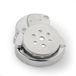 Male Chastity Cage Button Chastity Device Metal Small Penis Cage Adult Sex Toy For Men With Adjustable Ring (1.26" - 1.97") And Invisible Button Lock For Men And Couples Adult Toy