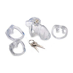 Clear Captor Chastity Cage - Medium