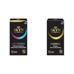 Excitation 12 Count Lubricated Studded Condoms And 12 Count Non-Latex Lubricated Condoms