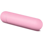 Vive Pop Vibe - Waterproof 10 Function Rumbly Micro Vibrator - Satin Smooth Texture - Travel Sized Pocket Vibe, Sensual Massager For Women - Pink