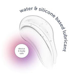 Hybrid Glide Personal Lubricant, Silicone & Water-Based Lube, Ph-Balanced, Non-Sticky, Condom And Toy Safe, 4 Fl Oz