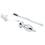 Hollow Metal Urethral Plug Gourd-Shaped Anal Plug Set Male Masturbation Anal Plug Toy