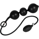 Inflatable Silicone Anal Beads Air Pump Detachable Adjustable Size Adult Sex Toy