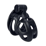 Male Chastity Device, Upgraded Ergonomic Nylon Resin Chastity Locked Cage With 4 Sizes Rings Complete Set For Prevent Erection Penis Exercise Cook Cage Bondage Restraint Kit Sex Toy (Nub)