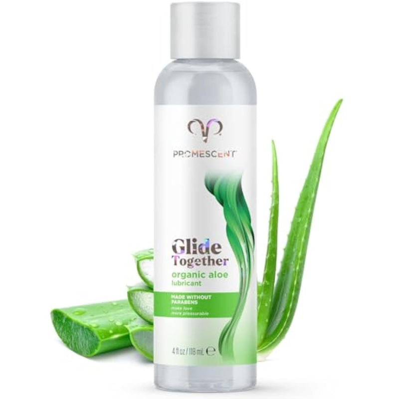 Premium Aloe Vera Lubricant Gel for Couples - Long Lasting Water Based Lube 4 Oz