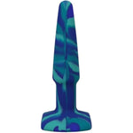 Doc Johnson A-Play - Groovy - Silicone Anal Plug - 4 inch (0.75 inches Wide), Ocean