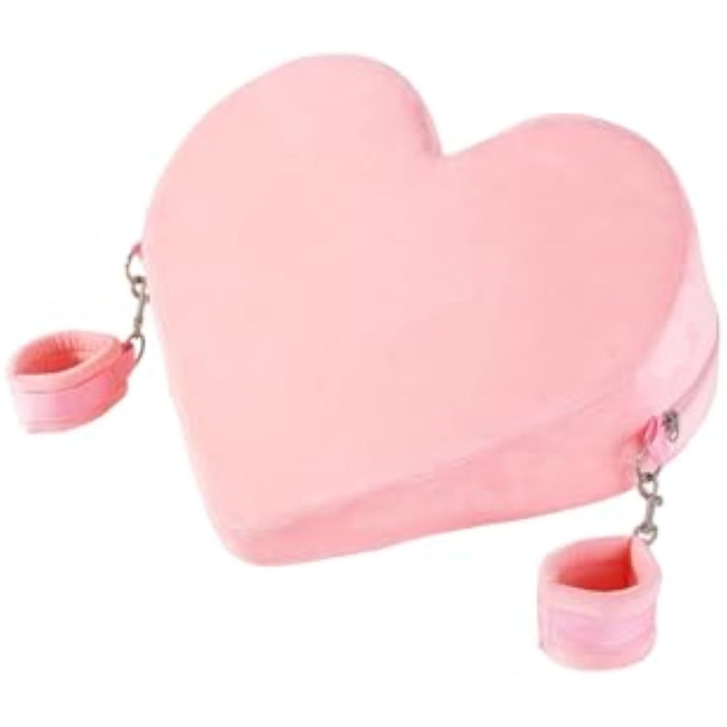 Sex Pillow With Handcuffs Heart Shaped Position Cushion Bdsm Furniture BlessMyBucket Sex Pillow With Handcuffs Heart Shaped Position Cushion Bdsm Furniture BlessMyBucket