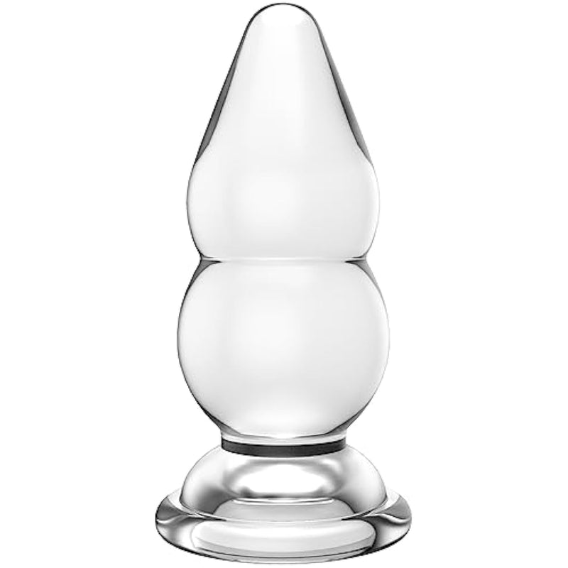 Anal Beads Sex Toy With Powerful Suction Cup For Anal, Vagina Stimulation, Clear Flexible Butt Plug Dildo Trainer For Men, Female, Couple, Experts Masturbation, Hands Free?6.7Inch?