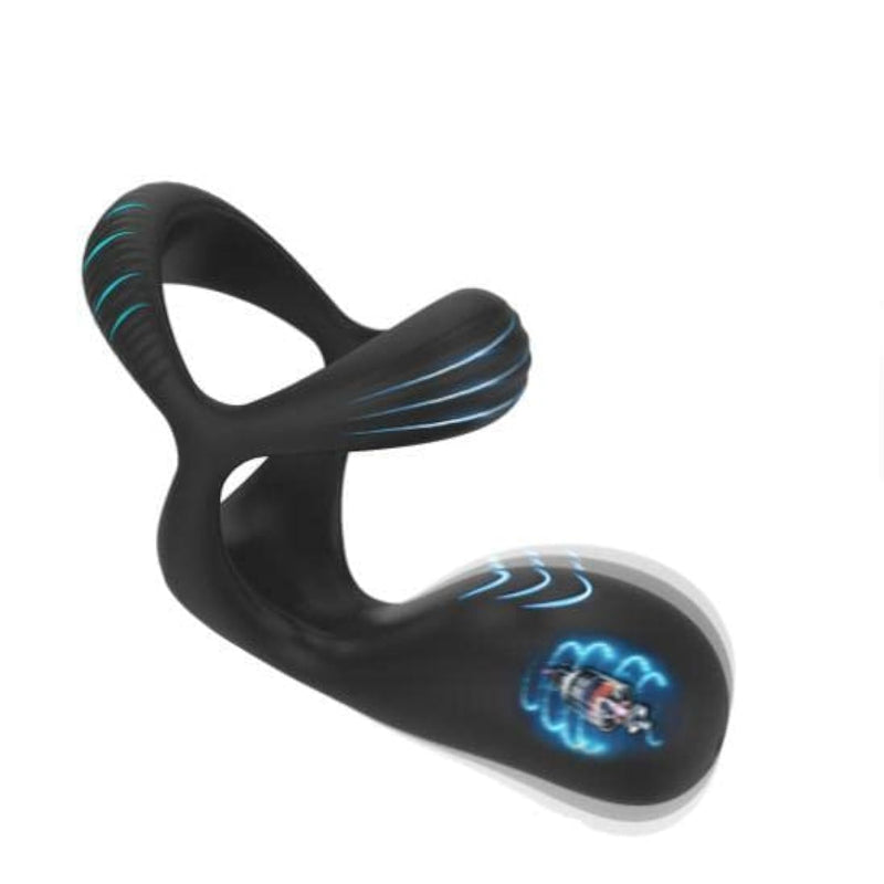Vibrating Cock Ring With 10 Modes, Men'S Penis Lock Ring, Sex Novelties, Adult Sex Toys & Games