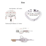 Flat Metal Male Chastity Cock Cage Steel Stainless Virginity Lock Belt With Negative Extreme Catheter Adult Game Sex Toy T1745 45Mm