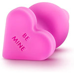 Eden Heart Shape Base Silicone Anal Butt Plug Sex Toy For Men & Women - Pink | Soft, Safe & Perfect For Beginners | Ideal For Prostate Play & Anal Training | Fun Adult Toy For Couples & Solo Play