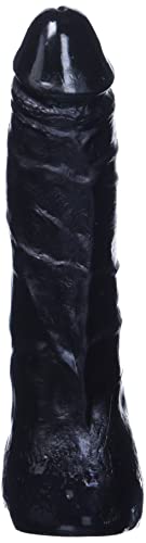 Doc Johnson Vac U Lock Codeblack Thin Natural Dong, 7 inch