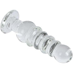 8.2" Huge Glass Anal Plug Large Butt Plug With Graduated Beads For Experienced Users Crystal G-Spot P-Spot Massager For Men Women