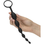 Fifty Shades Of Grey 4 Piece Anal Toys Starter Kit - With Silicone Butt Plug, Vibrating Butt Plug, Anal Beads & Douche - Waterproof - Black