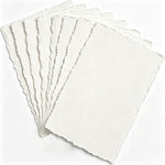 8 Sheets Handmade Cotton Watercolor Paper, 102 x 152 mm for Painting & DIY Crafts
