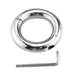 Metal Bondage Stretch Ring Penis Metal Cock Ring For Men Erection Enhancing Adult Sex Toys Penis Ring Heavy Stretcher Adult Sex Toys(30Mm)