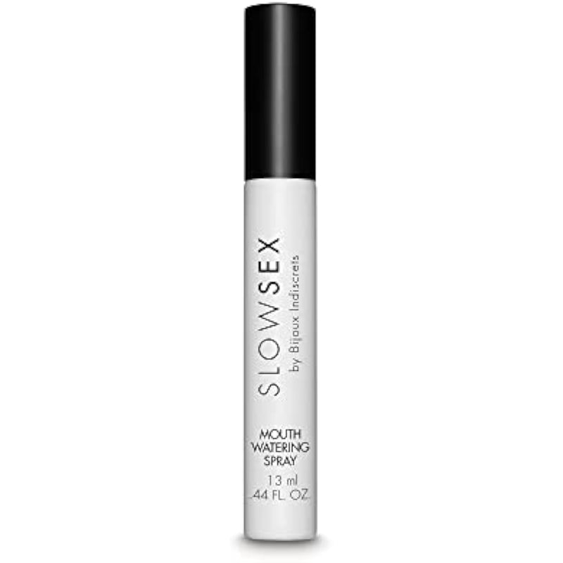 Slow Sex Line Mouthwatering Spray - Premium Dry Mouth Solution And Deep Throat Spray For Adults - Sex Mouth Spray For Oral Play - Ultimate Oral Best Dry Mouth Treatment - 0.44Fl Oz