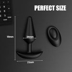 Chastity Cage And Vibrating Anal Plug With Remote And 12 Vibration Modes