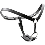 Lesbian Strapon Penis Panties Strap On Harness Pu Leather Thong Extreme Sm Erotic Sex Toys Bondage Restraints Adjustable Belt Women'S Chastity Belt For Butt Plug And Dildo (Dildo Not Included
