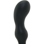 Doc Johnson Mood - Naughty 2 - Silicone Anal Plug - Medium - 3.9 in. Long and 1 in. Wide - Tapered Base for Comfort Between The Cheeks - Medium - Black