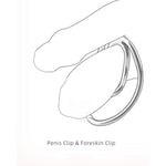 Male Chastity Clip Penis Clip Penis Restraint Device For Crossdressing Roleplay, Stainless Steel Fufu Clip Men Bdsm Bondage Sex Toy