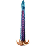 19" Realistic Tentacle Silicone Anal Plug, 4.8'' Glass Butt Plug