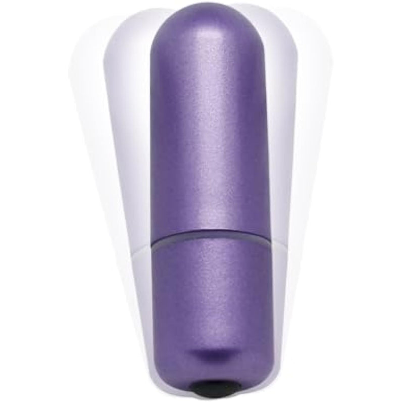 Mini Vibrator For Women - Mini Vibrator Made Of Body-Safe Silicone, Fully Waterproof, Usb Rechargeable - Personal Massager With 10 Vibration Settings (Pearlescent Purple)