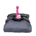 Solo Saddle Suction Cup Dildo Mount To Strap On A Pillow, Adult Sex Toys Holder And Adjustable Harness Hands-Free Couples Toy Self Pegging Chair Women (Black)