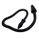 34.24 Inch Extral Long Anal Plug With Deep Double Heads Sm Whip Tpe Soft Flexible Sex Toy For Women Men Couple (Black)