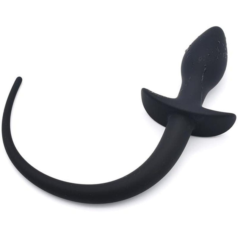Anal Plug Silicone With Dog Tail Anal Toy Dog Tail Anal Plug Butt Plug Sm Anal Sex Buttplug Anal Stimulation Slave Cosplay Fetish Anal Sex Toys For Men Women Couples
