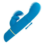 Love Bunny Beaded G Bunny, Waterproof Rechargeable Silicone Rabbit Vibrator with Over 100 Combinations of Thrusting Beads and Flickering Pleasure Pink SE-0619-53-3