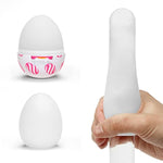TENGA Egg Disposable, One Time Use, Super Stretchable Male Masturbator Sleeve, Curl (Pack of 2)