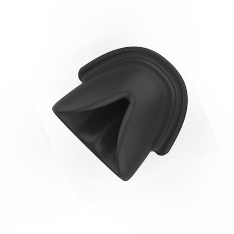 Open Mouth Silicone Ball Gag Bdsm Restraint Sex Toys Fetish Adult Play Bondage Bdsm Invisible Gags (Black)