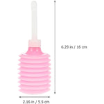 Enema Bulb Syringe,Vaginal Cleaner Enema Cleanser& Vaginal Douche 200Ml Capacity For Personal Health (Pink)