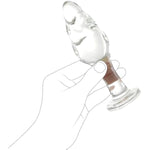 Large Anal Butt Plug,Glass Anal Trainer With Long Neck, Adult Sex Toy For Beginners Men Women,5.1 * 1.6 Butt Dildo…