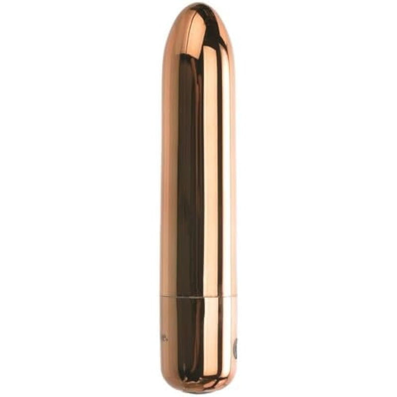 Adam And Eve Eve'S 10 Function Cutie Rechargeable Bullet, Vibrating Dildo & Clitoral Massager, Personal Sexual Pleasure Tool For Women, Mini Stick, Valentine'S Day Gift For Everyone, 3.94 Inch, Copper