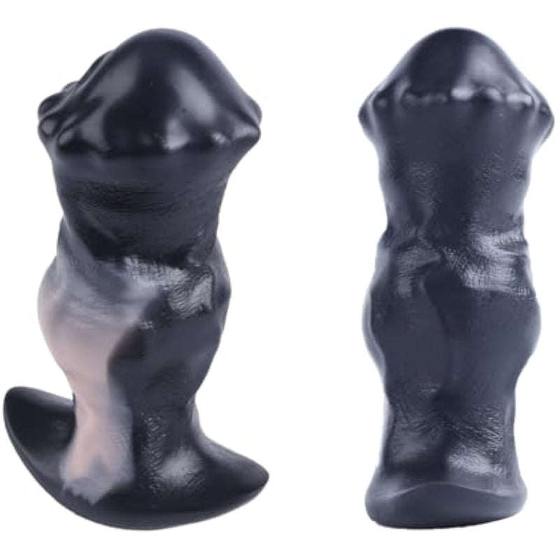 Huge Horse Butt Plug Silicone Anal Plug Prostate Massager, Big Butt Plug Wearable Giant Anal Fantasy Toy, Massive Butt Plug Training Soft Anal Stretcher Trainer For Men And Women (Black, S)
