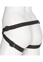 Doc Johnson Vac-U-Lock Platinum - Luxe Harness with Vac-U-Lock Plug and 3 Different Sized O-Rings - Compatible with O-Ring and Vac-U-Lock Dildos - Accommodates Up-To 69" Waist
