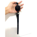 Silicone Breathable Ball Gag Holes For Adult Bondage Restraints Sex Play Bdsm Toys Sex Gag Muzzles (S)
