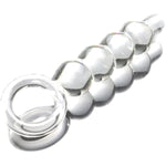 Crystal Anal Bead Butt Plug - Clear Glass Anal Plug Anal Trainer Bead Dildo Vaginal Prostate Massager Masturbation Anal Sex Toy For Men Women Couple