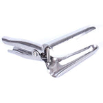 Back Court G Point Anal Plug Metal Stainless Steel Anal Enema Adult Fetish Kinky Expand Anal Sex Toy (Silver)