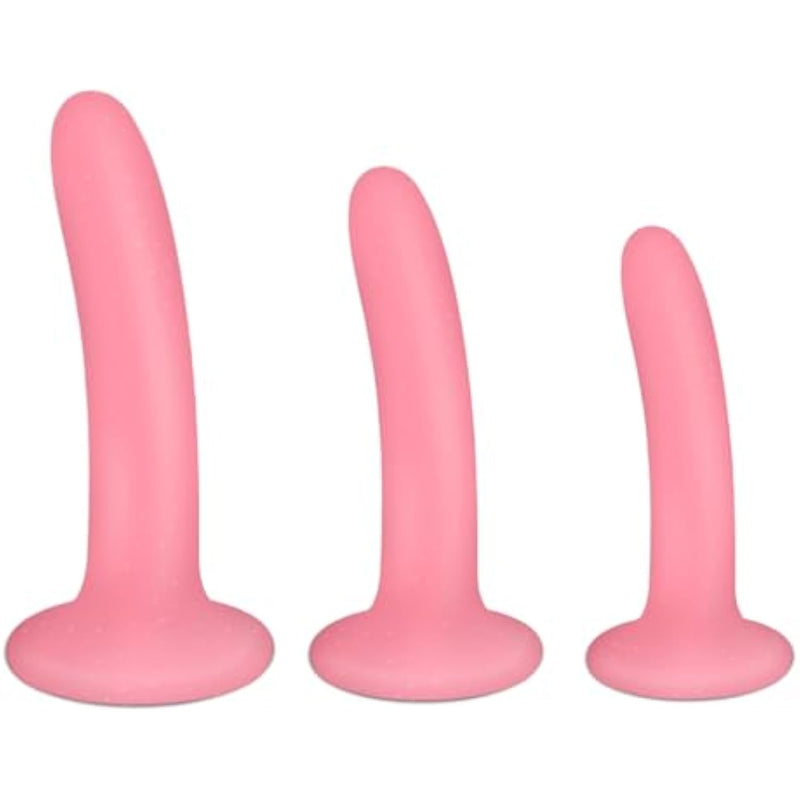 Anal Plug Trainer Kit:3Pcs Silicone Butt Plugs Soft Anal Dildo Sex Toys Kit, Waterproof Anal Plugs Trainer Set For Adult Starter Beginner Men Women Couples Prostate Massage Anal Plugs Toys